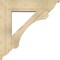 Ekena Millwork Legacy Traditional Rough Sawn Bracket w/ Offset Brace, Douglas Fir, 8"W x 32"D x 32"H BKT0806X32X32LEC01RDF - alternate 4